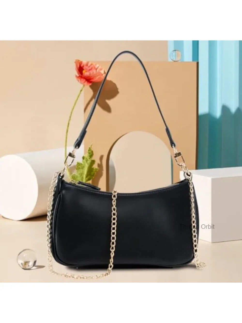 PU Leather Hobo Crossbody Bag with Detachable Straps